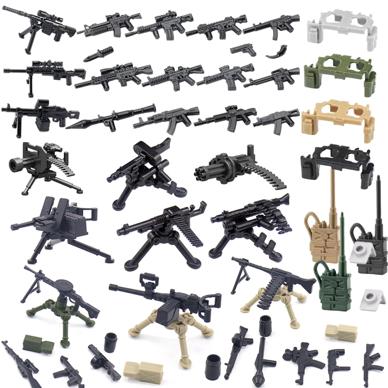 Model Kit Wall E - WW2 Military Weapons Building Blocks Solider