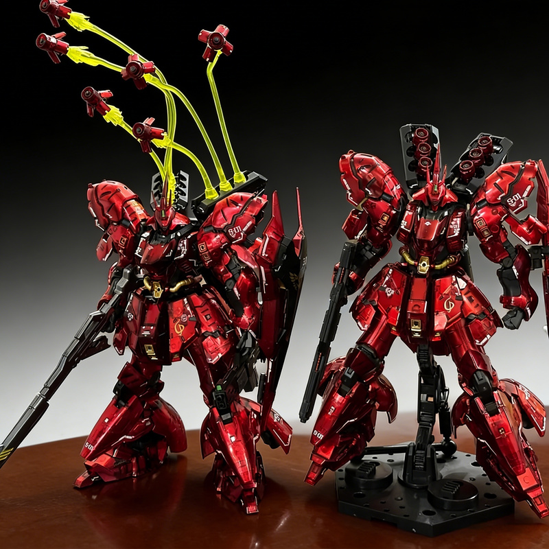 Model Kit Fenrir - STAR RG 1/144 Sazabi Electroplated Clear