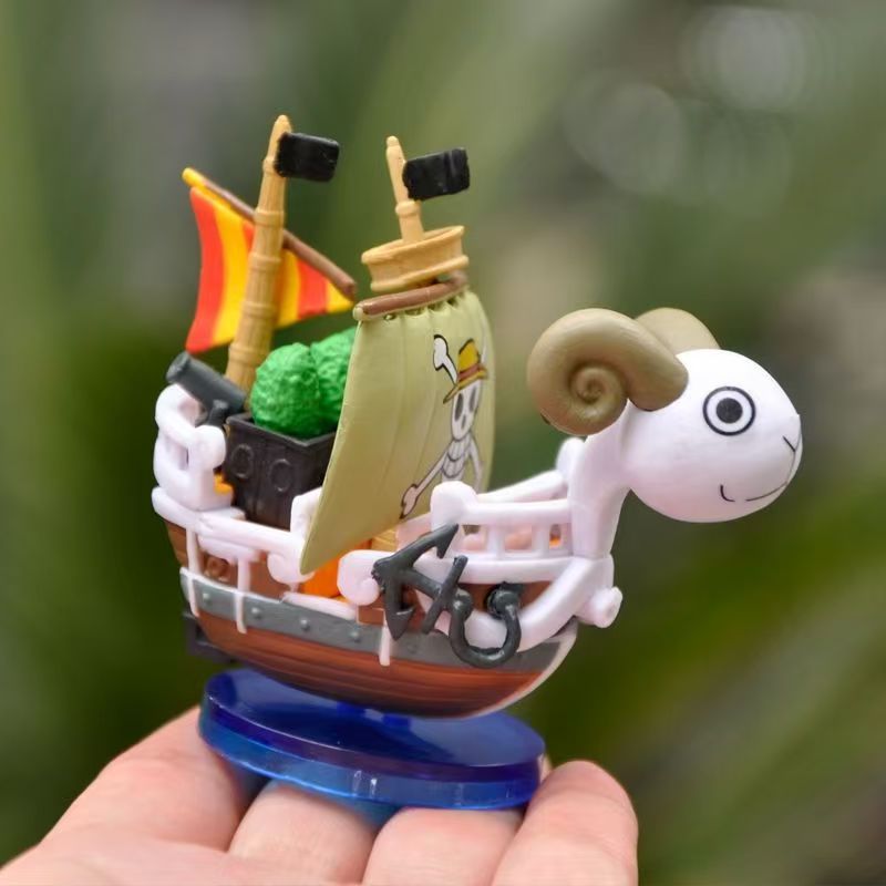 Anime One Piece 7cm Ship Figur - Model Kit One Piece Ship 评论和价格