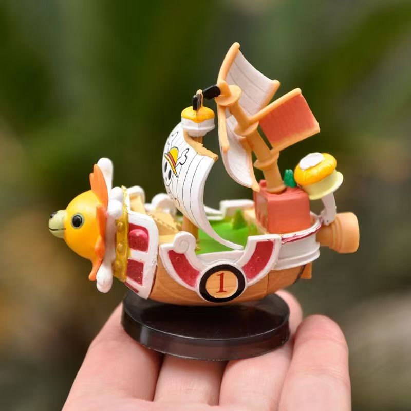 Anime One Piece 7cm Ship Figur - Model Kit One Piece Ship 评论和价格