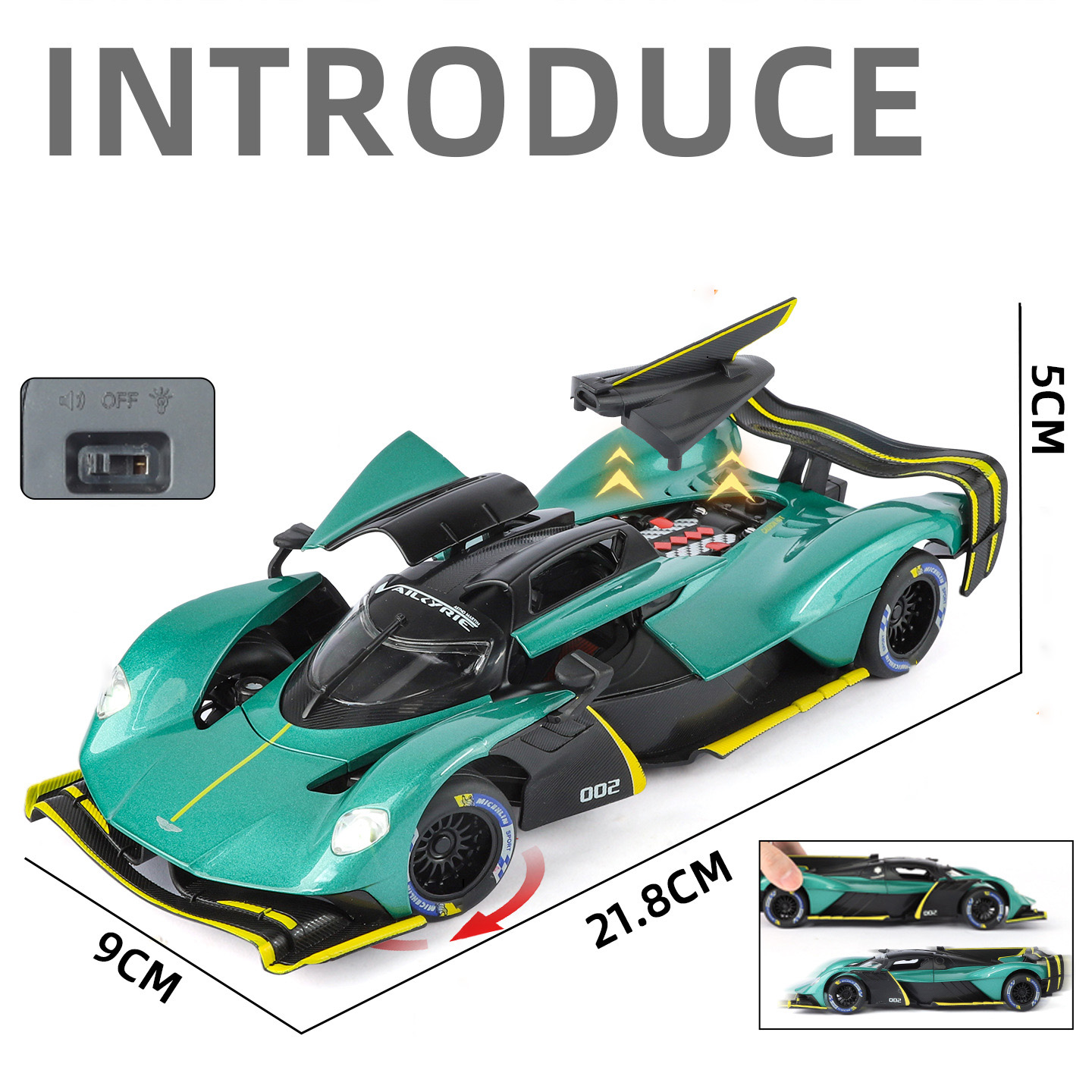 1:24 Valkyrie Spider Supercar  - Model Kit Valkyrie 评论和价格