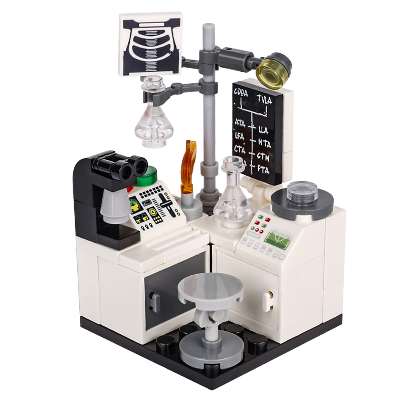 MOC City Laboratory Lab Buildi - Model Kit Zhao Yun 评论和价格