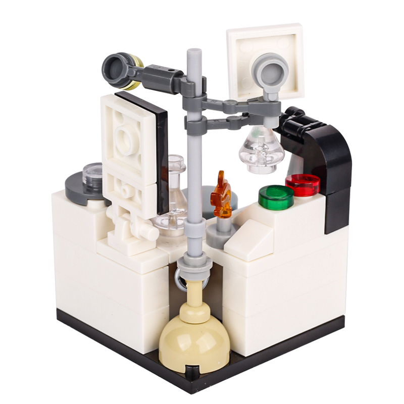 MOC City Laboratory Lab Buildi - Model Kit Zhao Yun 评论和价格