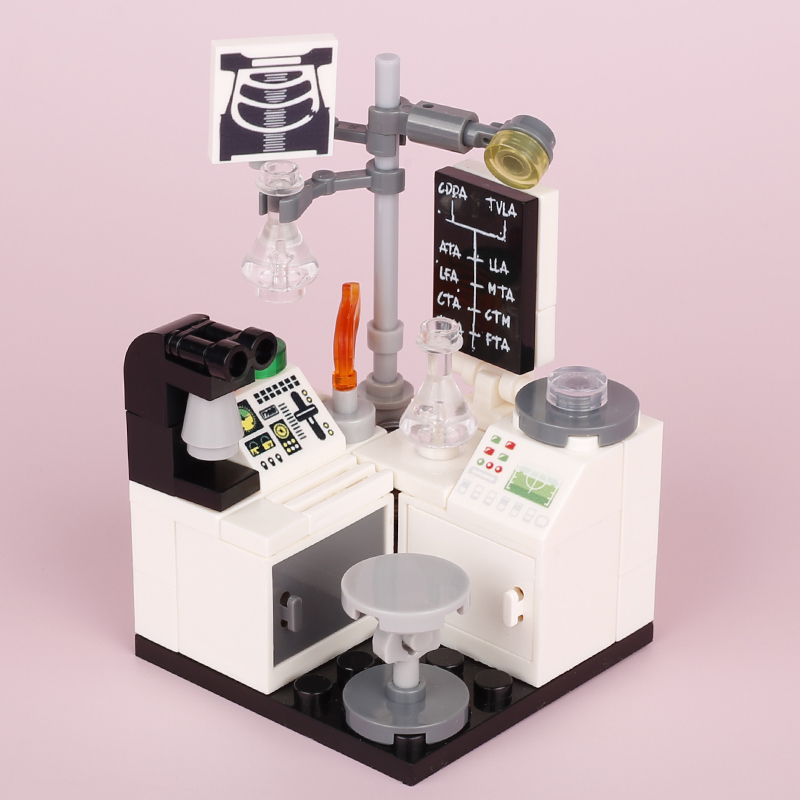 MOC City Laboratory Lab Buildi - Model Kit Zhao Yun 评论和价格