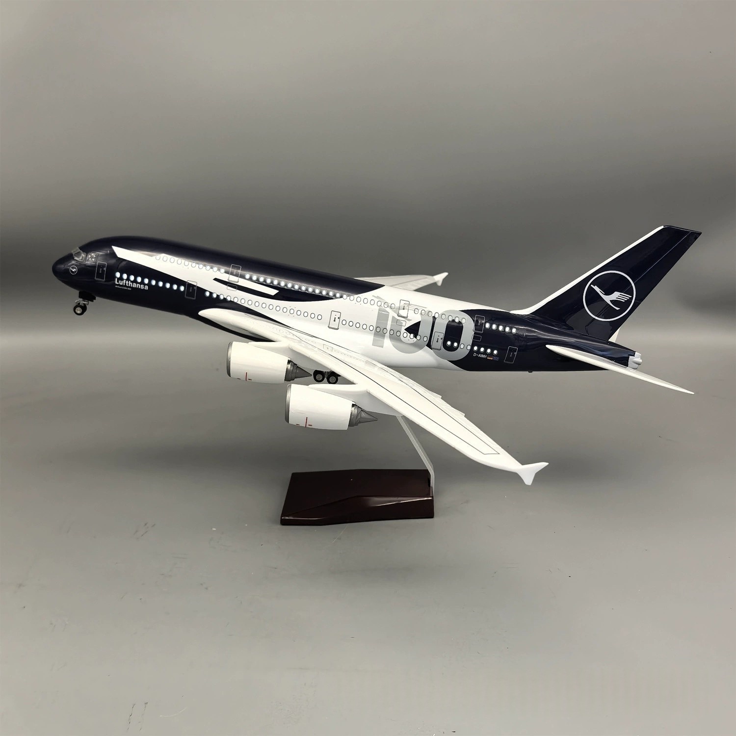 New 45cm Lufthansa A380 100 Ye - Model Kit Plane 评论和价格