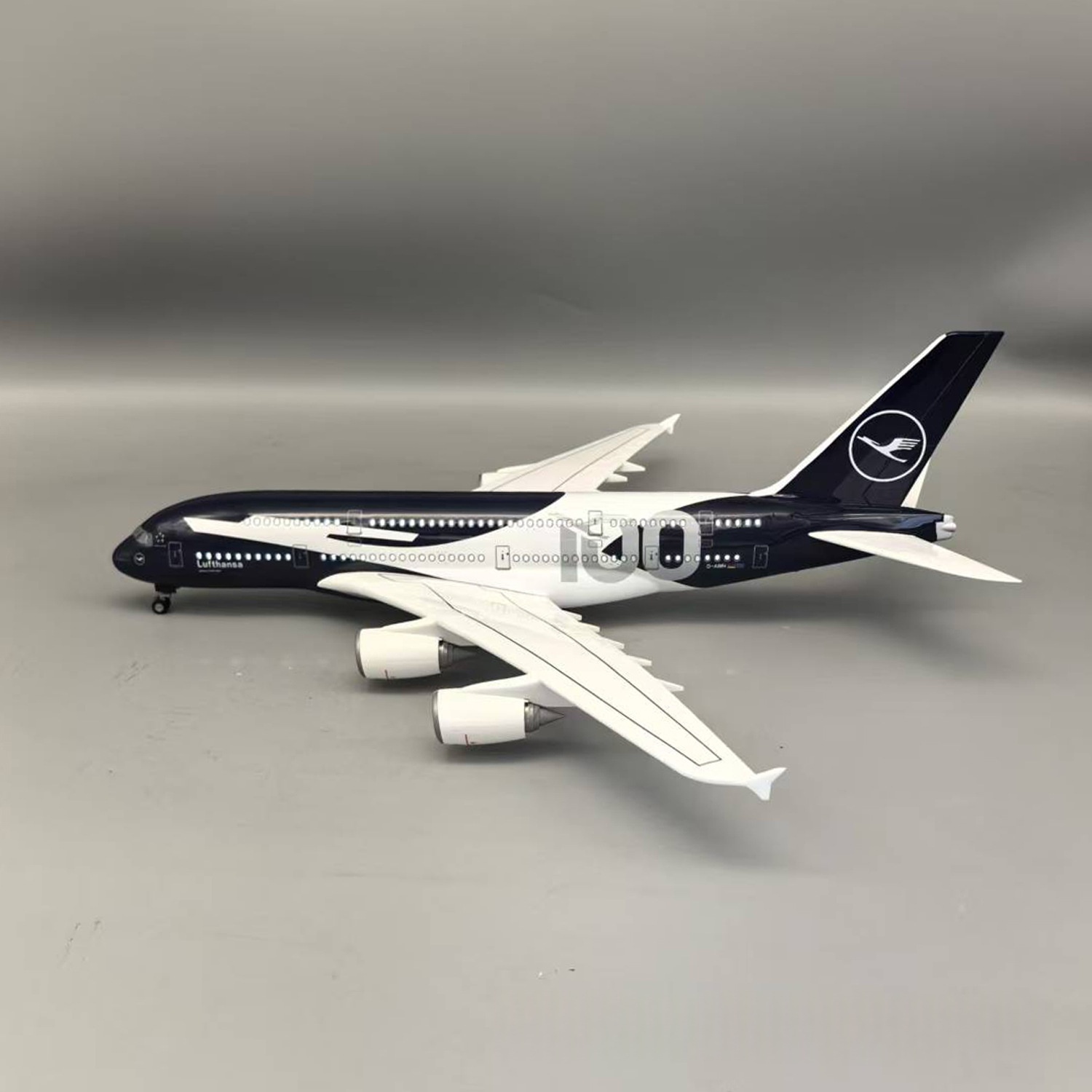 New 45cm Lufthansa A380 100 Ye - Model Kit Plane 评论和价格