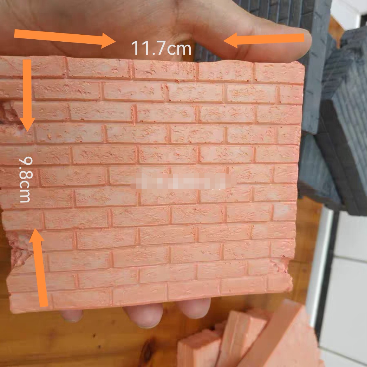 Miniature Brick Wall Plaster D - Model Kit Wall E 评论和价格