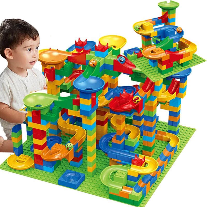 84-504PCS Marble Race Run Bloc - Model Kit Wall E 评论和价格