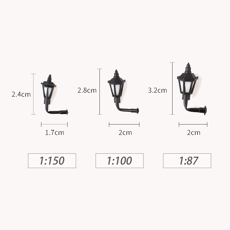 10Pcs Scale 1/87 1/100 1/150 M - Model Kit Wall E 评论和价格