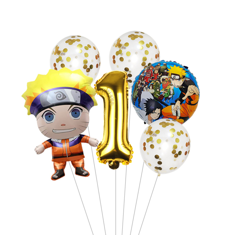 Naruto Ninja Themed  Balloons  - Model Kit Ninja 评论和价格