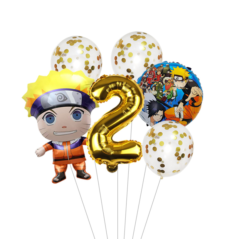 Naruto Ninja Themed  Balloons  - Model Kit Ninja 评论和价格