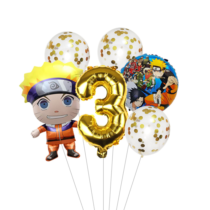 Naruto Ninja Themed  Balloons  - Model Kit Ninja 评论和价格