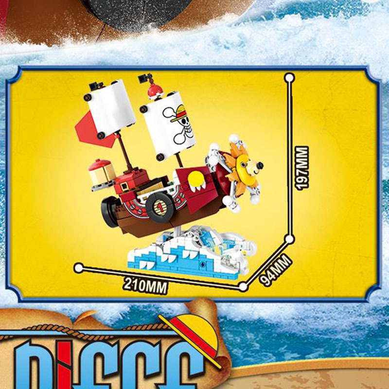4in1 One Piece THOUSAND SUNNY  - Model Kit One Piece Ship 评论和价格