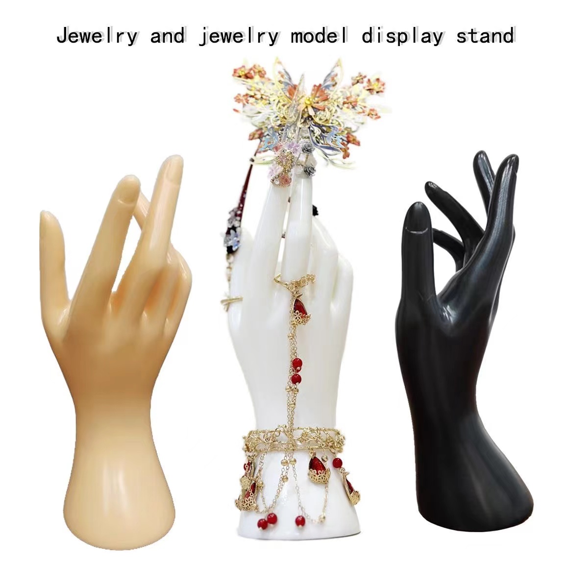 New Jewelry Display Hand Model - Plastic Model Paint 评论和价格
