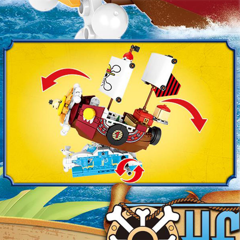 One Piece Wanli Pirate Ship Sa - Model Kit One Piece Ship 评论和价格