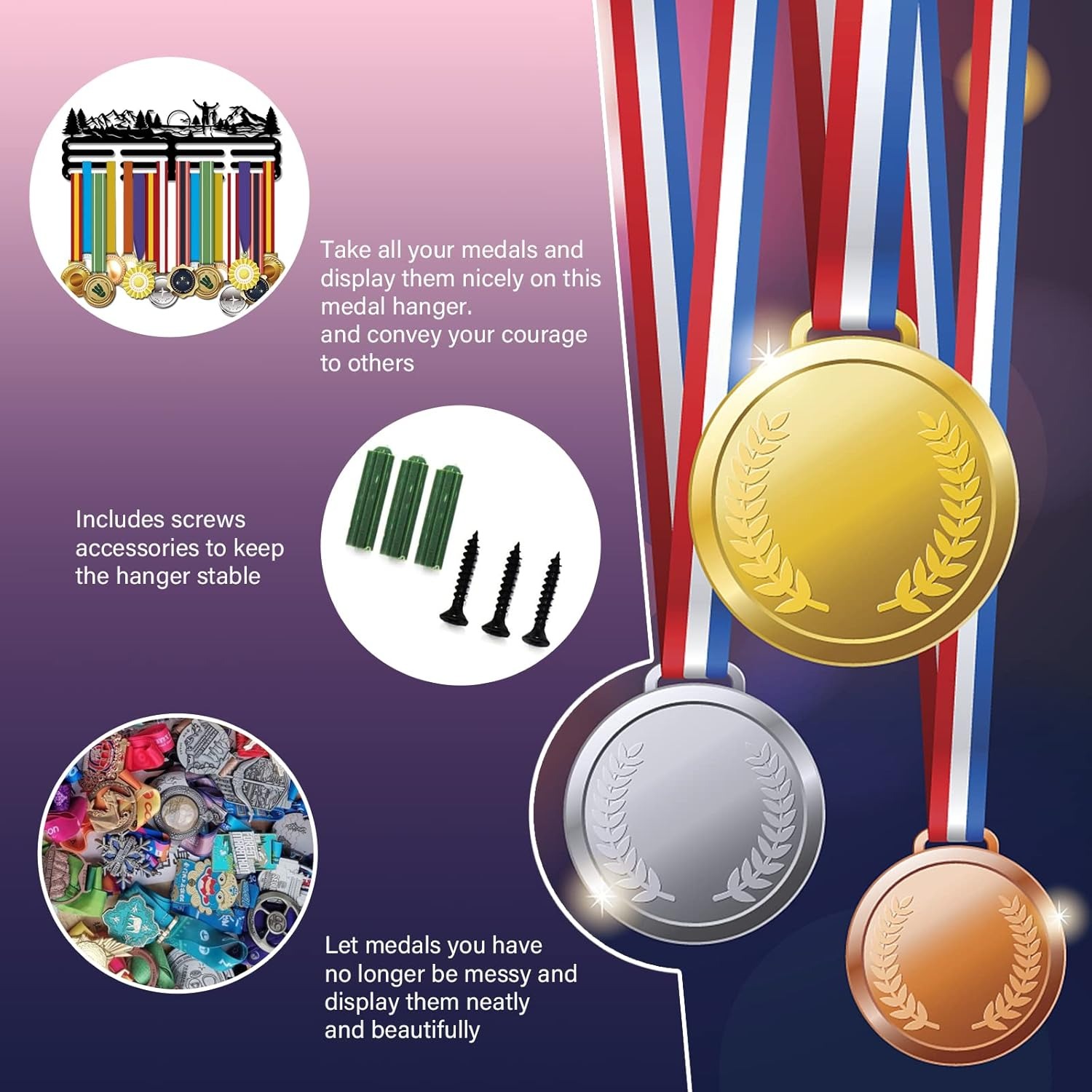 Awards Display Shelf Medal Hol - Model Kit Runner Organizer 评论和价格