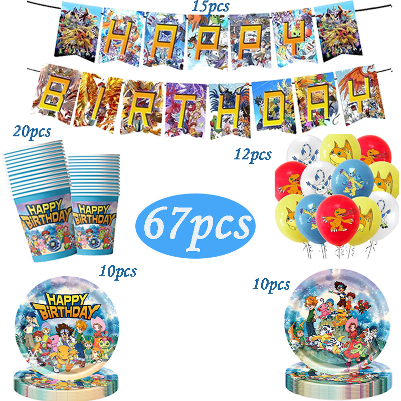 Digimon Themed Birthday Party  - Model Kit Digimon 评论和价格