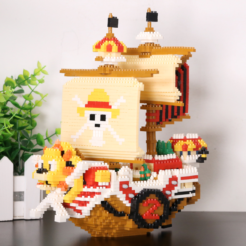 One Piece Building Blocks Luff - Model Kit One Piece Ship 评论和价格
