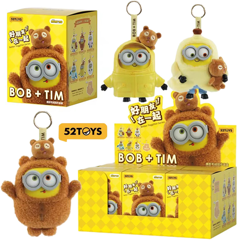 IN STOCK!52TOYS BOB&TIM Minion - Model Kit Action Figure 评论和价格