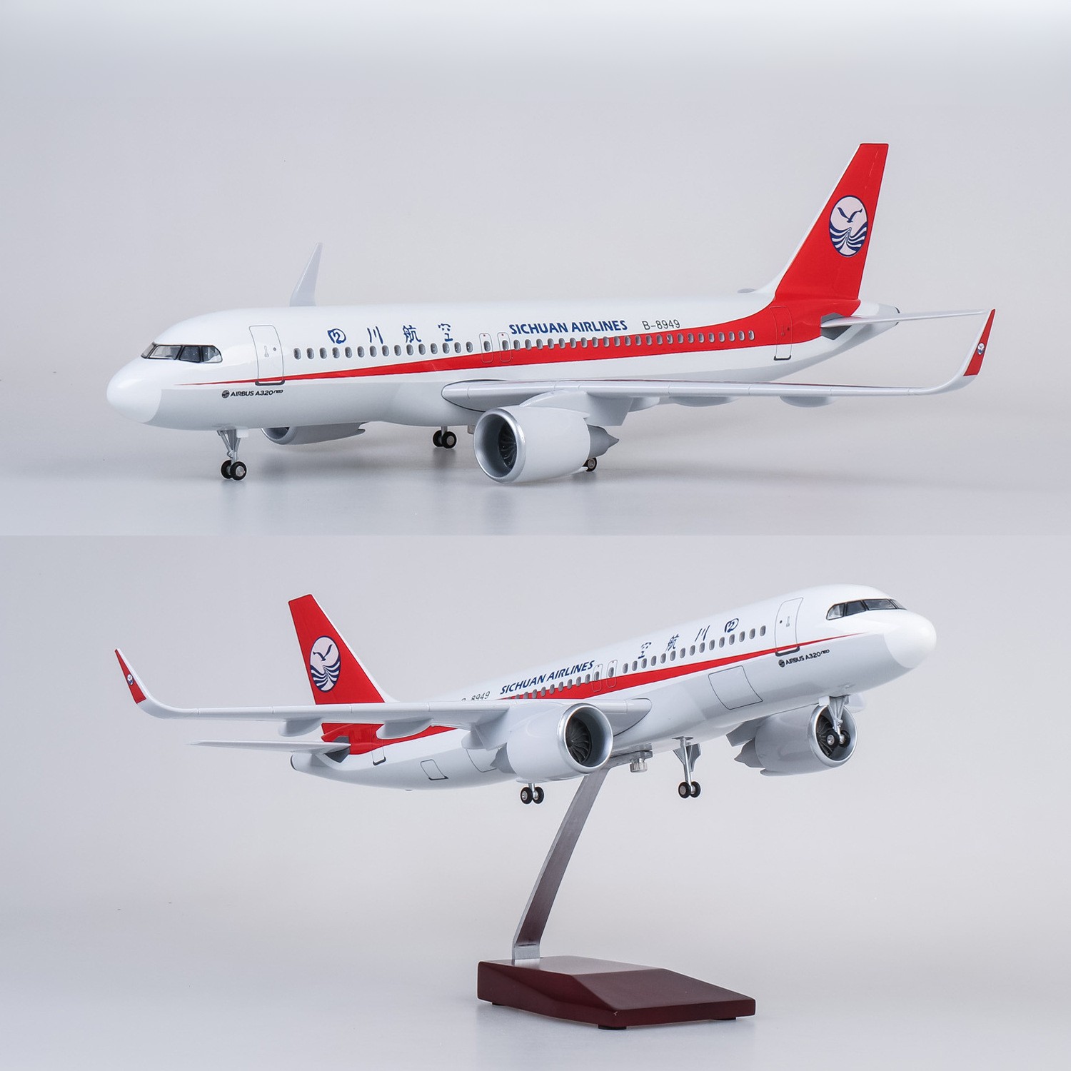 47cm Large Scale Sichuan A320  - Model Kit Plane 评论和价格